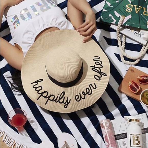“Happily Ever After…” Floppy Sun Hat - Picture 5 of 5